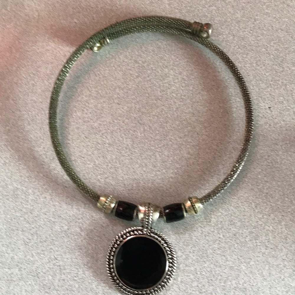 🌻🌻3 for $25 Choker Necklace Black and silver